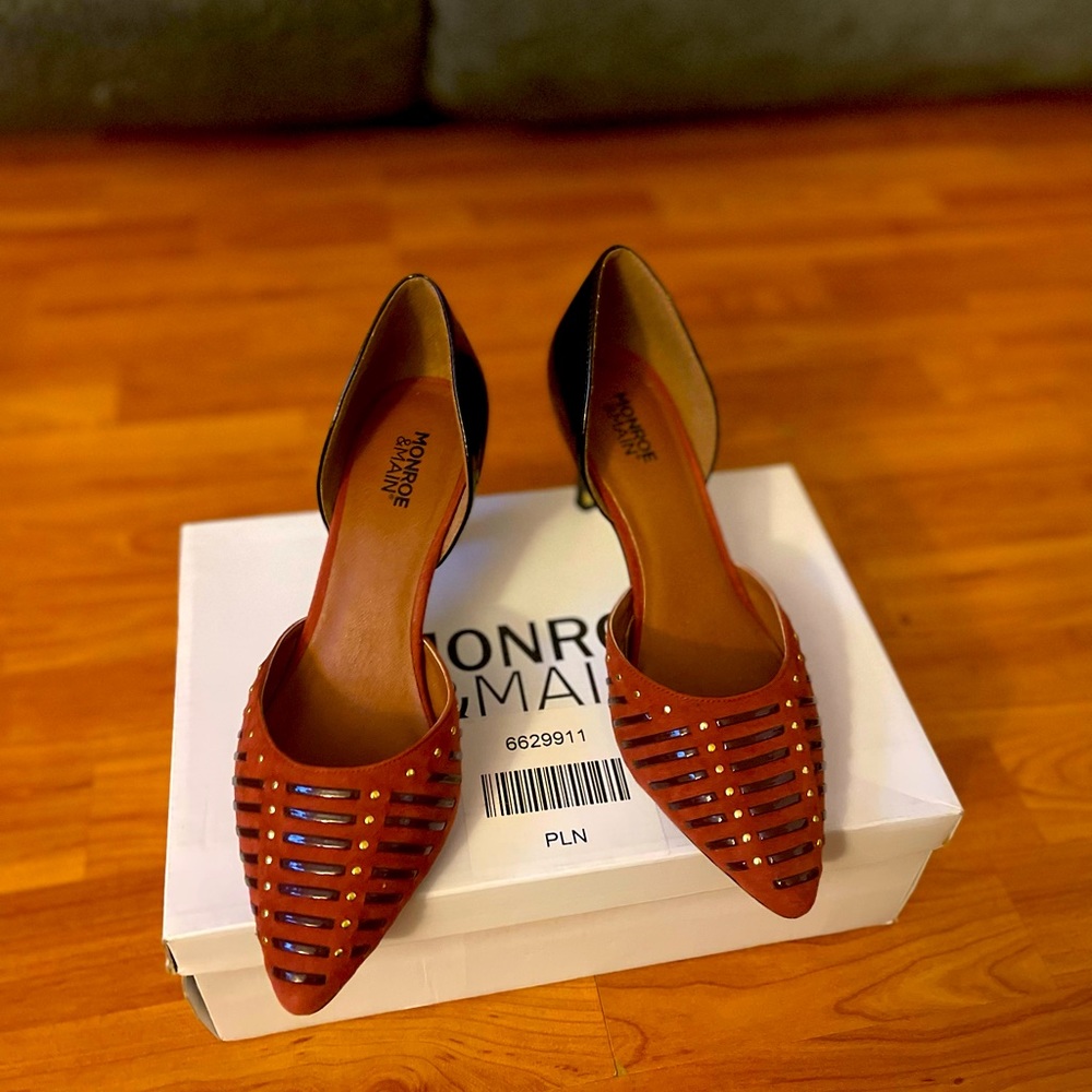 Rust and Main Kenzie heels,